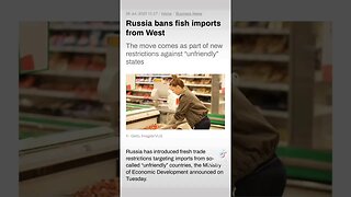 How #Russia Bans #Fish From #USA Unfriendly Western Countries. #Trade #US