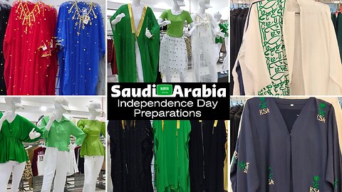Saudi Arabia National Day Preparations 🇸🇦 | Abayas, Traditional Dresses & New Collection