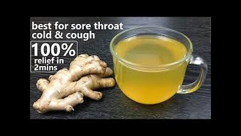 Learn How to prepare Ginger, best for sore throat cold and cough
