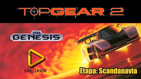 Top Gear 2 - Sega Genesis / Scandanavia