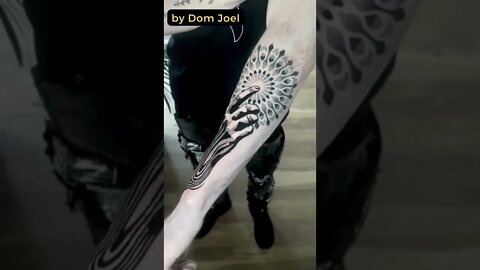 Stunning Tattoo by Dom Joel #shorts #tattoos #inked #youtubeshorts
