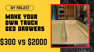 DIY Truck Bed Drawers