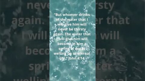 The Holy Spirit Is Living Water | Drink and never thirst #shorts