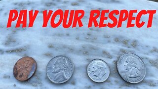 What do the coins on military headstones mean? #payrespect