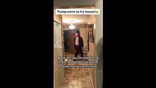 Trump visiting someone’s house