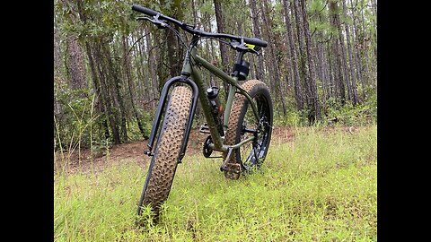 First Fat Bike Ride. Gravel, Sand, and Dirt.