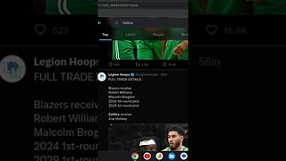 WHO WON THE TRADE?? BOSTON OR PORTLAND JRUE HOLIDAY A CELTIC!!! #explorepage #nba