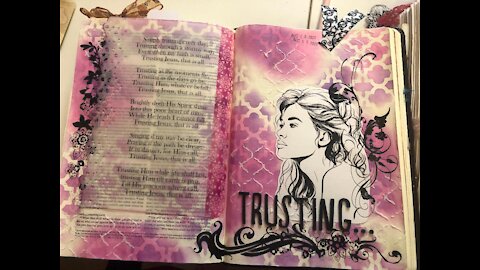 Let's Bible Journal Romans 8 (from Lovely Lavender Wishes)