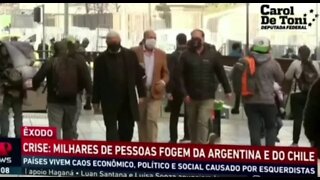 Urgente! Milhares de pessoas fogem da Argentina