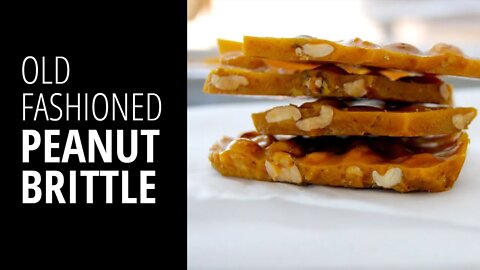 Old Fashioned Peanut Brittle