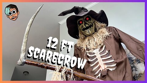 👻Lowes 2023 - 12 Ft Scarecrow Unboxing/Setup!🎃