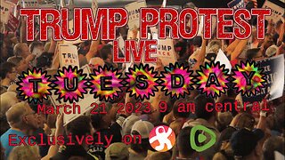 Odysee Rumble Exclusive Trump Protest. We can protest his arrest and indictment on line. Join the Conference Call!