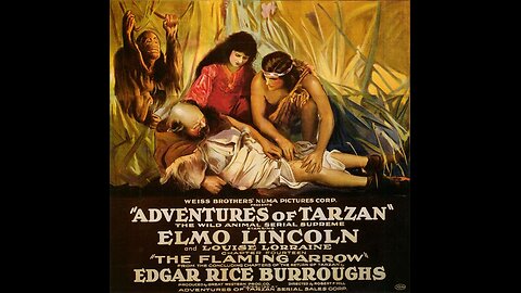 ADVENTURES OF TARZAN (1921) 10 Chapters. Tinted