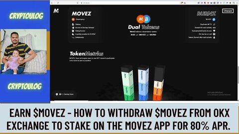 Earn $MOVEZ - How To Withdraw $MOVEZ From OKX Exchange To Stake On The Movez App For 80% APR.