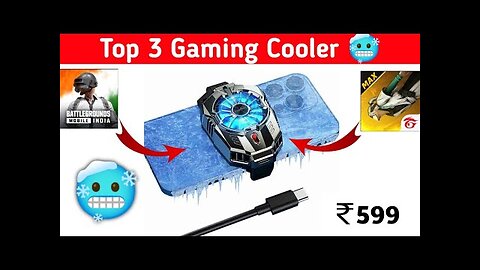 Top 3 Mobile Cooler 🥶 For Gaming Under 1000🔥