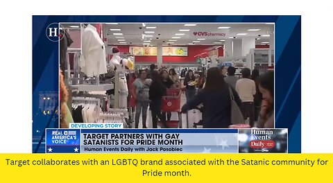 Target collaborates with an LGBTQ brand associated with the Satanic community for Pride month.