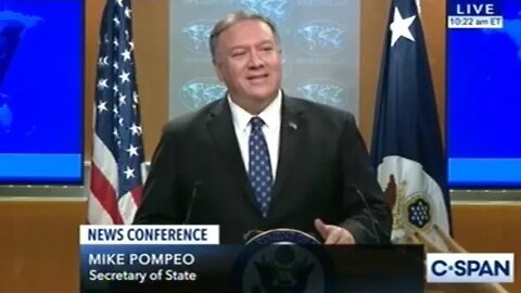 Secretary Of State Pompeo Press Conference On War With Iran!