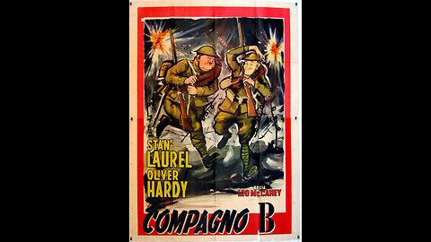 #1932 “IL COMPAGNO B” con STAN LAUREL ED OLIVER HARDY, diretto da George Marshall e Raymond McCarey!!😇💖🙏