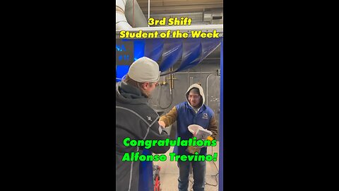 Congratulations Alfonso!🎉👏🏼 #weld #welder #weldingacademy