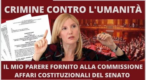 CRIMINE CONTRO L'UMANITA'. Fuori dal Virus n.057.SP