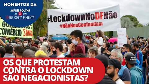 Os que protestam contra o lockdown são negacionistas? | Momentos da Análise Política na TV 247