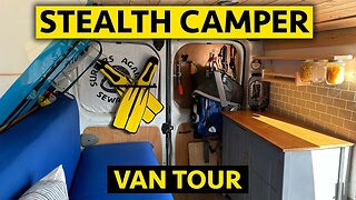 VAN TOUR | Budget Stealth Camper from a Builders Van