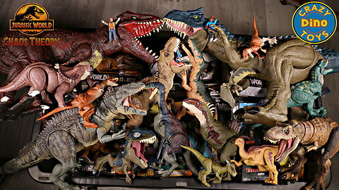 Huge 50 gallon box Jurassic World Chaos Theory Dinosaur Toys #unboxed @Target Mattel #netflix
