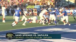 Sand Springs tops Sapulpa in FNL Game of the Week