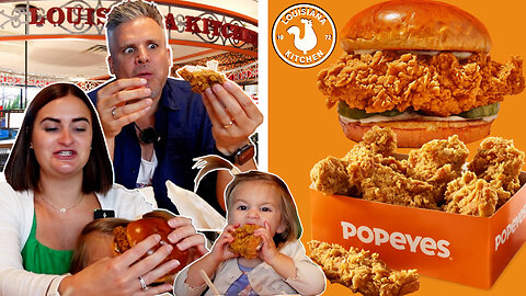 Brits Try [BRITISH POPEYES CHICKEN] for the FIRST time!