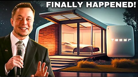 Elon Musk Officially Built The First Tesla House!