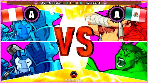 Marvel Vs Capcom: Clash Of Super Heroes (MyS-MessiaS Vs. joss2784) [Peru Vs. Mexico]