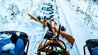 Snowplowing in the Norwegian Mountains