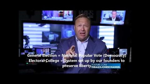 Alex Jones Wants Communist America - Destroy Electoral College