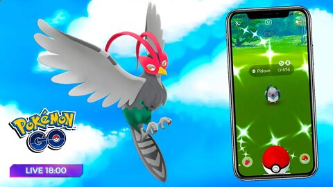 🕕 PIDOVE SHINY! CONSIGA MUITO XP Evoluindo Pokémon! Hora do Holofote! Pokémon GO!