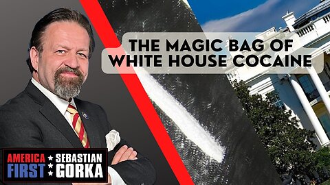 The magic bag of White House cocaine. Kash Patel with Sebastian Gorka on AMERICA First