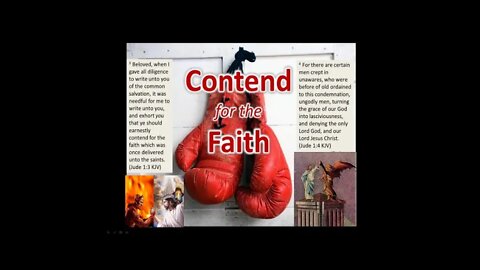 You Should Earnestly Contend For The Faith