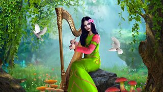 Relaxing Fantasy Harp Music for Writing - Spring Harp ★574