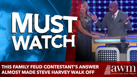 This Family Feud contestant’s answer almost made Steve Harvey walk off