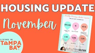 HOUSING MARKET UPDATES | Tampa, Florida | November 2020