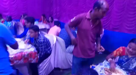 💥India marriage hall dinner 😱