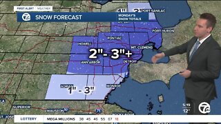 Metro Detroit Forecast: Winter Weather Advisory until 7 p.m.