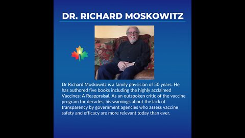 Dr. Richard Moskowitz - Outspoken Critic of Vaccine Program