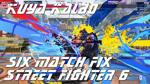 Kuya Kalbo Six Match Fix Street FIghter 6: 06-15-2024