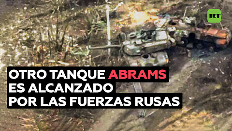 El Ejército de Rusia habría destruido un segundo tanque M1A1 Abrams con un dron