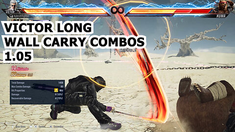Tekken 8 Victor Long Wall Carry Combos | Patch 1.05🔥