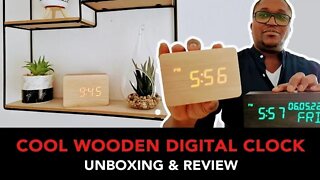 iDeaPot Wood Style Digital Clock Unboxing and Review