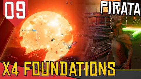 Erupção SOLAR - X4 Foundations Tides of Avarice #09 [Gameplay Português PT-BR]