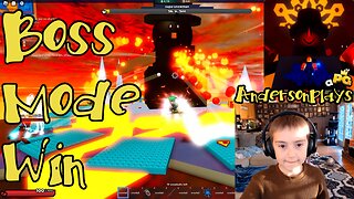 AndersonPlays Roblox [💀 BOSS] average plate gaem - How To Beat Supa-Snowman Boss