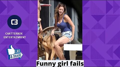 Try not to laugh Girl Fails 2020 Funny girl fails compilation