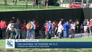 Oklahoma veterans visit memorials in their honor